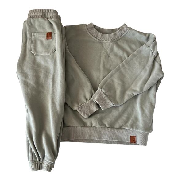 Little Bipsy sage set (4-5T) - Picture 1 of 11